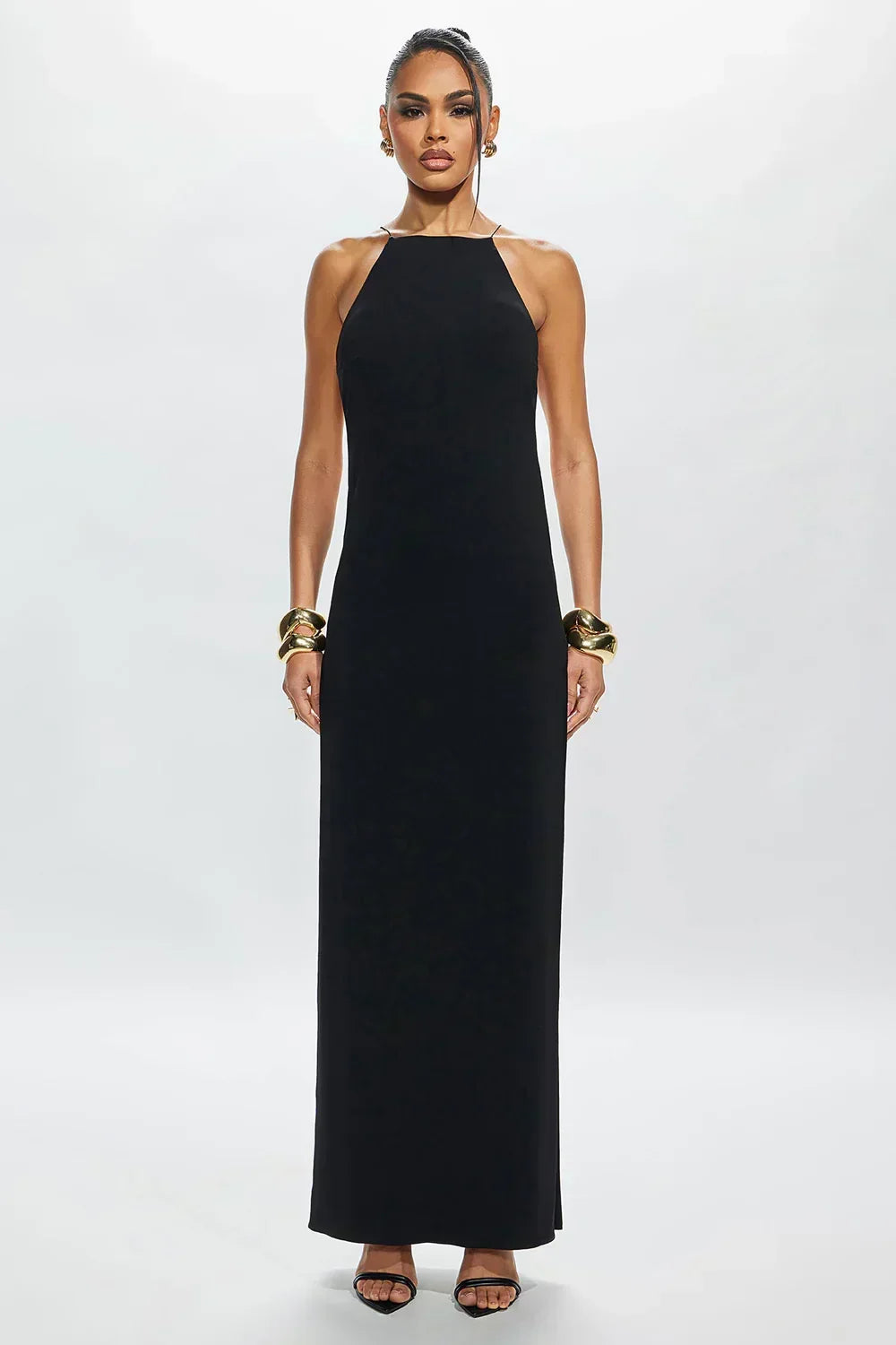 Elegance Sculpt Maxi Dress