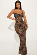 Lexi Leopard Maxi Dress - Leopard